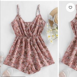 NWT Zaful floral romper